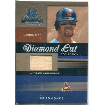 2003 Diamond Kings Diamond Cut Collection #DC105 Jim Edmonds Bat/250