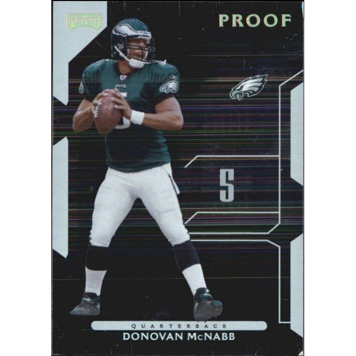 2006 Playoff NFL Playoffs Gold Proof #23 Donovan McNabb