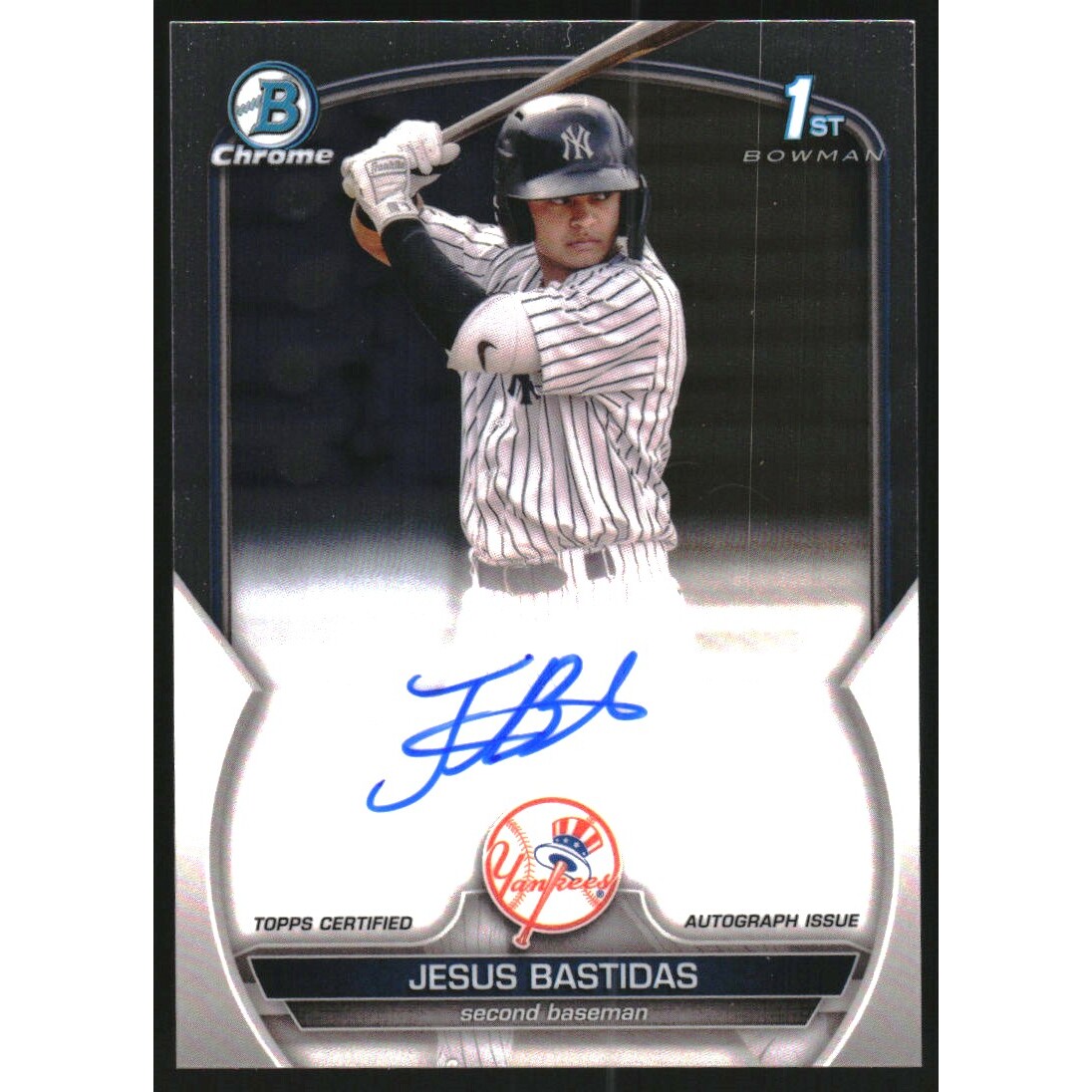 2023 Bowman Chrome Prospect Autographs #CPAJBD Jesus Bastidas 2023 Bowman Chrome Prospect Autographs #CPAJBD Jesus Bastidas