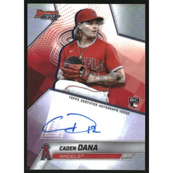 2025 Bowman's Best Best of '25 Autographs Refractors #B25CD Caden Dana