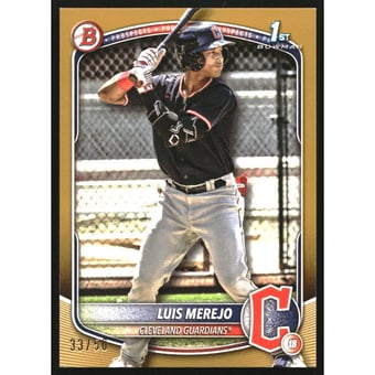 2025 Bowman Prospects Gold #BP140 Luis Merejo