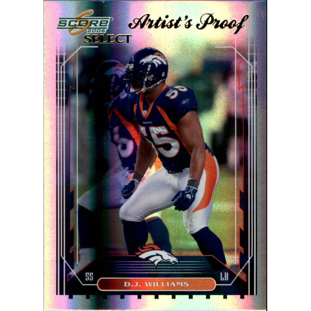 2006 Select Artist's Proof #83 D.J. Williams