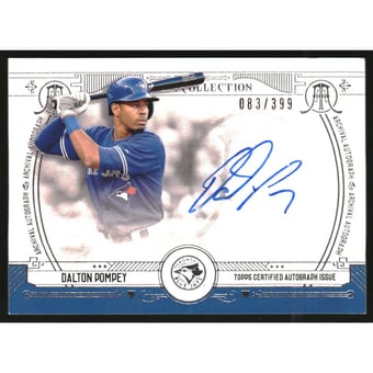 2015 Topps Museum Collection Archival Autographs #AADPO Dalton Pompey/399