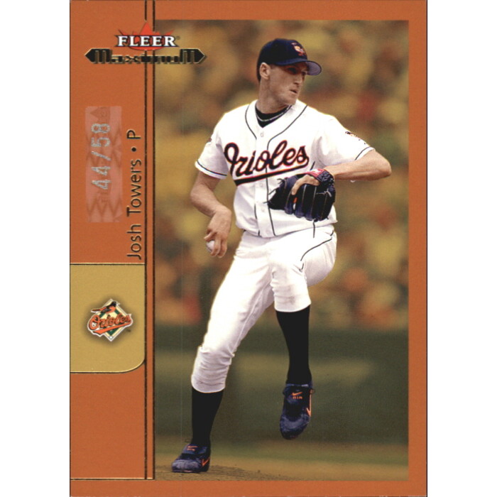 2002 Fleer Maximum To the Max #109 Josh Towers/58. rookie card picture