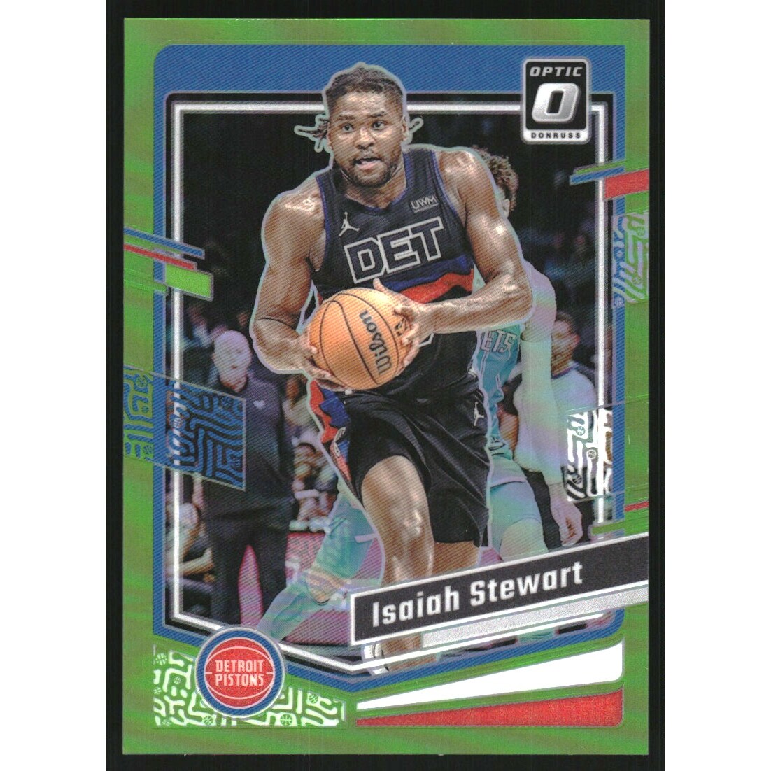 2023-24 Donruss Optic Lime Green #177 Isaiah Stewart 2023-24 Donruss Optic Lime Green #177 Isaiah Stewart