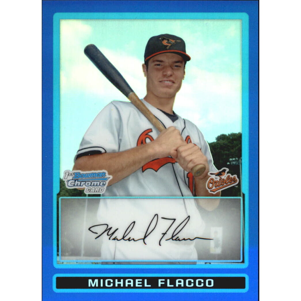 2009 Bowman Chrome Draft Prospects Blue Refractors #BDPP40 Michael Flacco