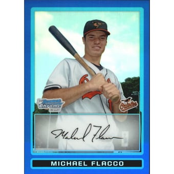 2009 Bowman Chrome Draft Prospects Blue Refractors #BDPP40 Michael Flacco