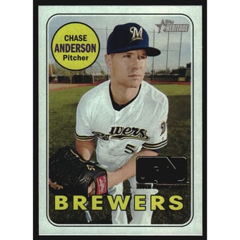 2018 Topps Heritage 100th Anniversary #432 Chase Anderson