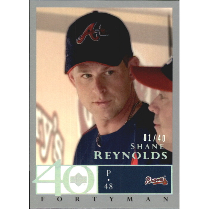 2003 Upper Deck 40-Man Rainbow #402 Shane Reynolds. rookie card picture