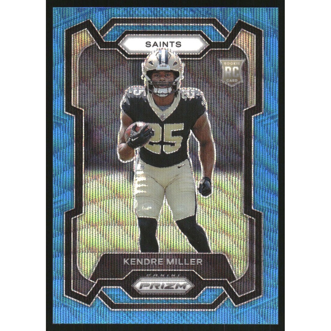 2023 Panini Prizm Prizms Blue Wave #375 Kendre Miller