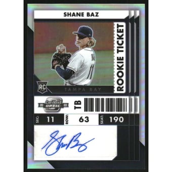 2022 Panini Chronicles Contenders Optic Rookie Ticket #36 Shane Baz