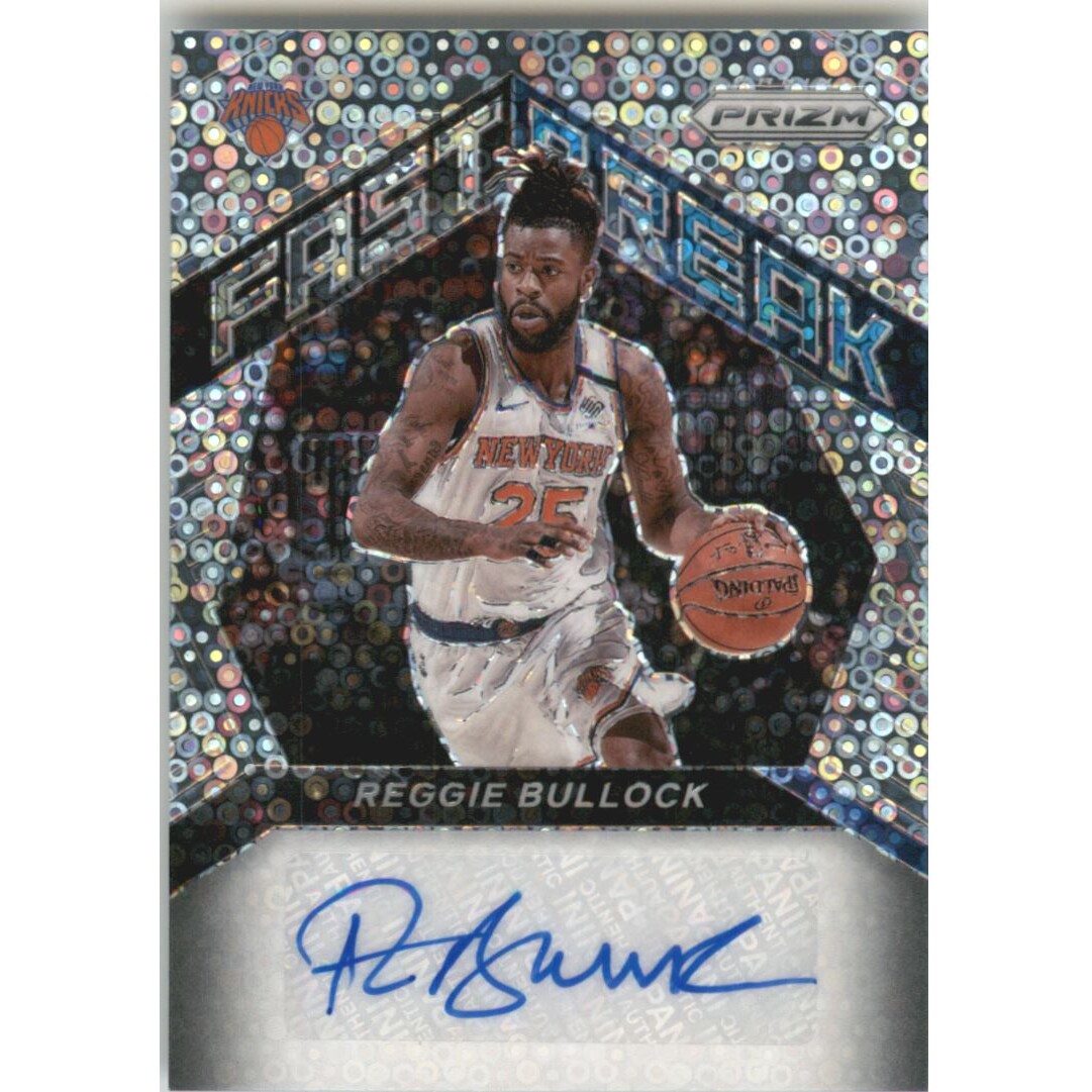 2020-21 Panini Prizm Fast Break Autographs #31 Reggie Bullock