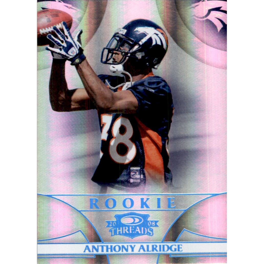 2008 Donruss Threads Platinum Holofoil #154 Anthony Alridge