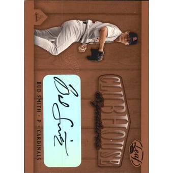 2002 Leaf Clubhouse Signatures Bronze #10 Bud Smith/200