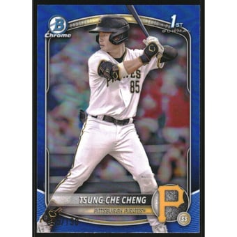 2025 Bowman Chrome Prospects Blue Refractors #BCP95 Tsung-Che Cheng