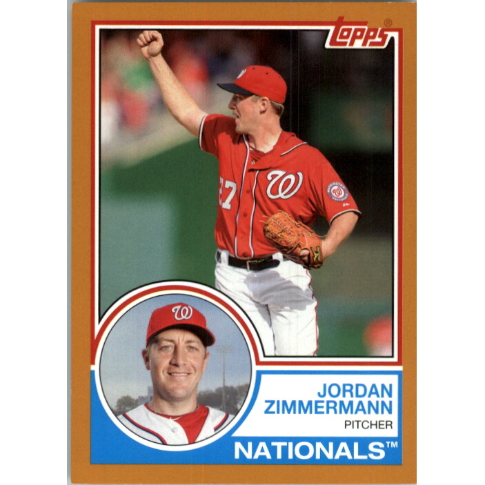 2015 Topps Archives Gold #269 Jordan Zimmermann