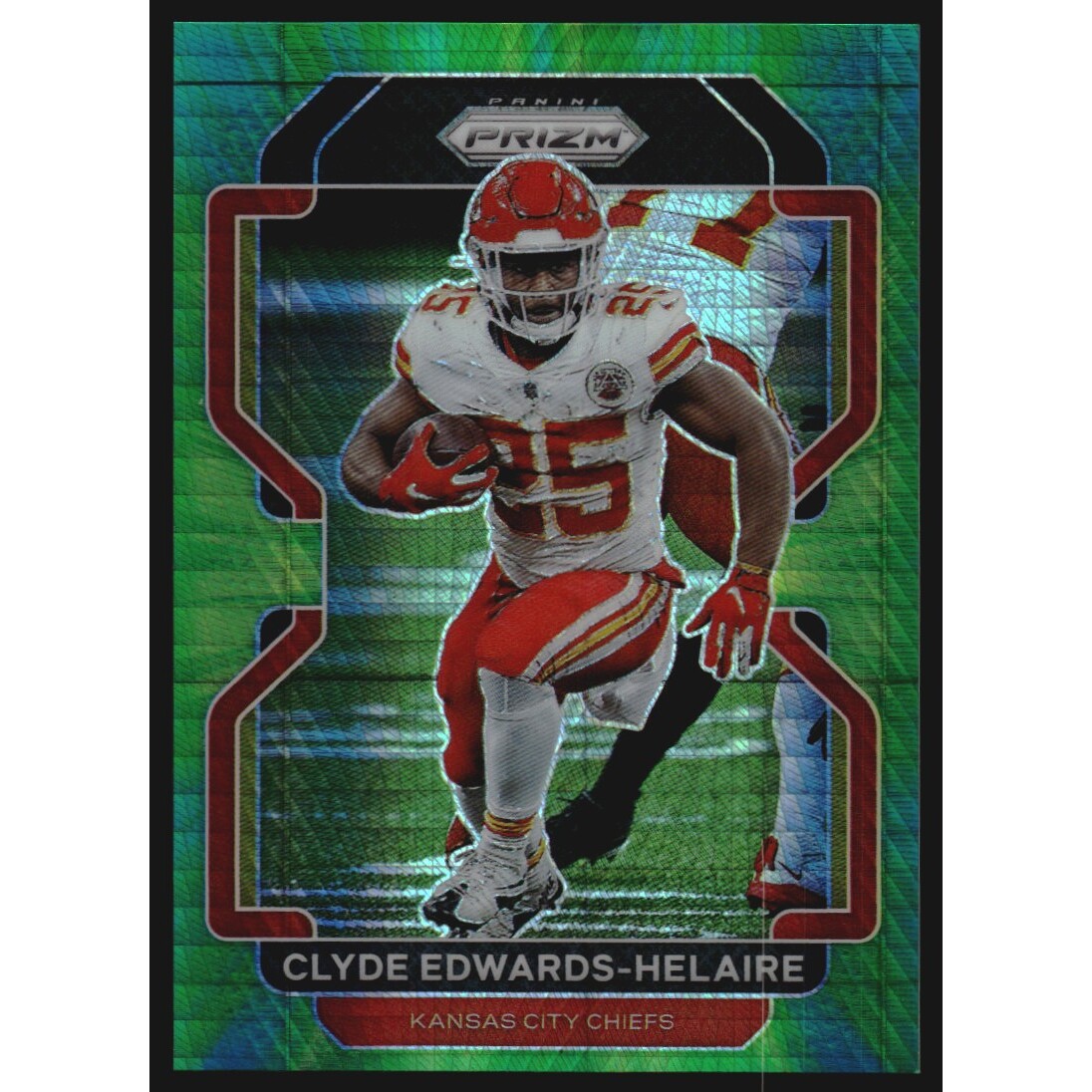 2021 Panini Prizm Prizms Hyper #191 Clyde Edwards-Helaire