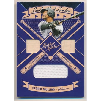 2019 Panini Leather and Lumber Leather and Lumber Triple Bat-Jersey Relics #3 Cedric Mullins