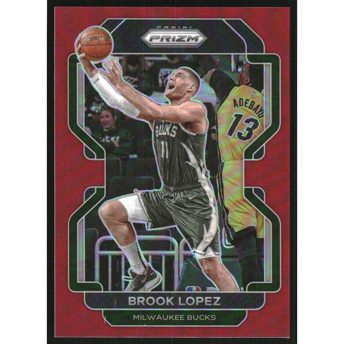 2021-22 Panini Prizm Prizms Red #134 Brook Lopez 2021-22 Panini Prizm Prizms Red #134 Brook Lopez