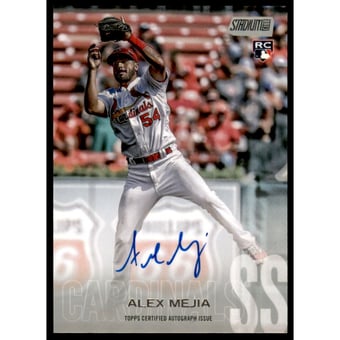 2018 Stadium Club Autographs #SCAAME Alex Mejia