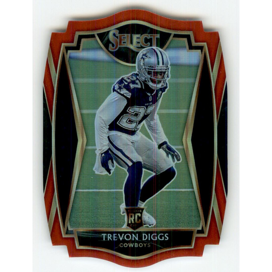 2020 Select Prizm Red Die Cut #196 Trevon Diggs