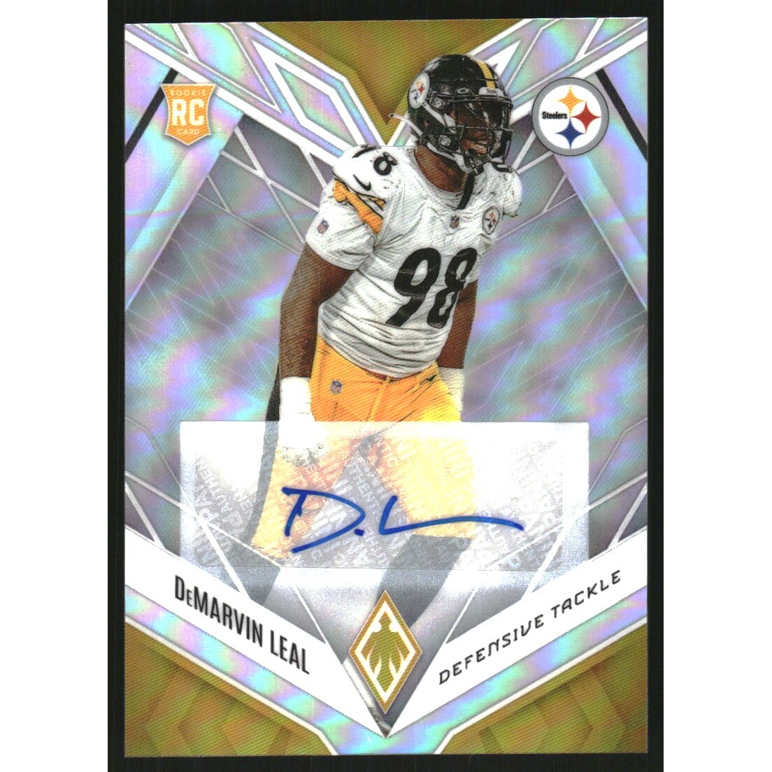 2022 Panini Phoenix Autographs #169 DeMarvin Leal. rookie card picture