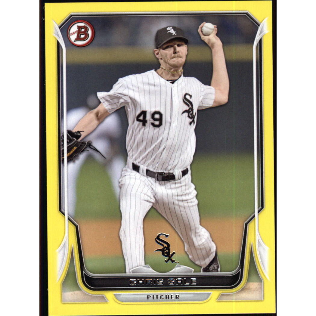 2014 Bowman Yellow #121 Chris Sale