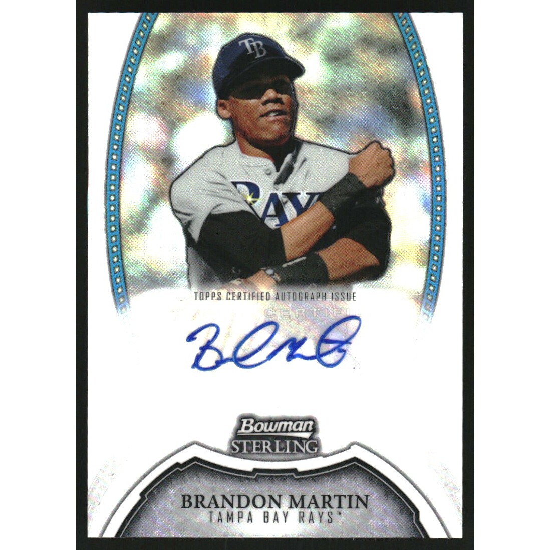 2011 Bowman Sterling Prospect Autographs Refractors #BM Brandon Martin
