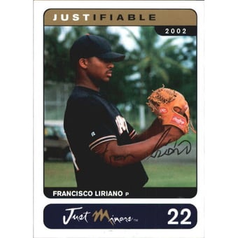 2002-03 Justifiable Autographs #22 Francisco Liriano/400