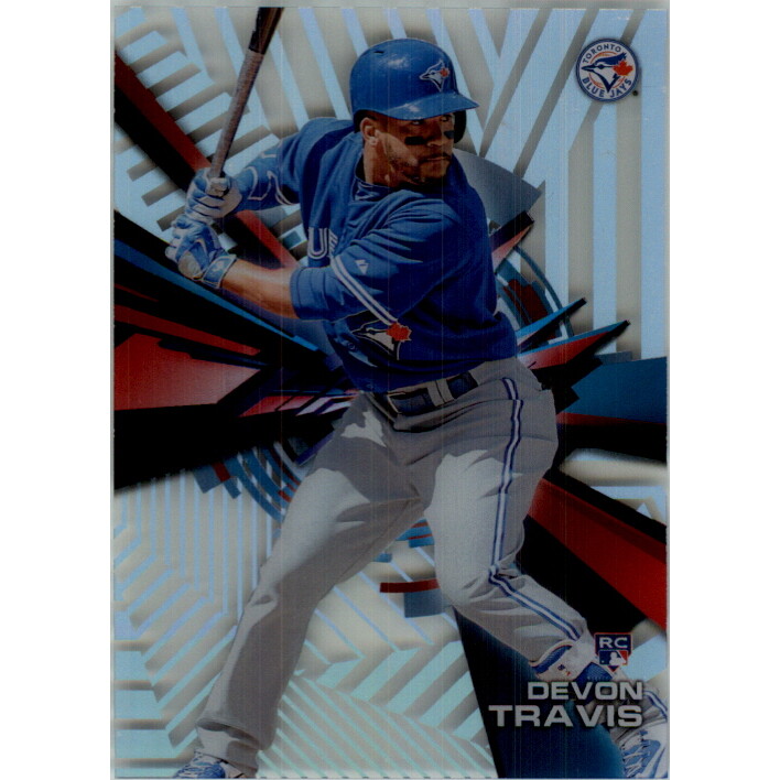 2015 Topps High Tek Stripes #HTDT Devon Travis. rookie card picture