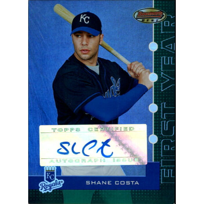 2005 Bowman's Best Green #143 Shane Costa FY AU