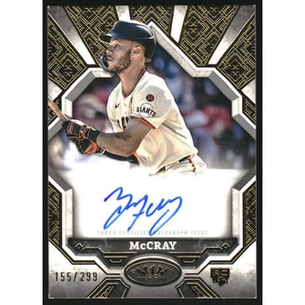 2025 Topps Tier One Break Out Autographs #BOAGM Grant McCray