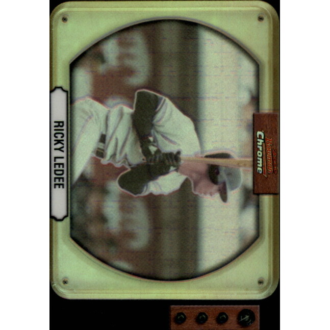 2000 Bowman Chrome Retro/Future Refractors #73 Ricky Ledee. rookie card picture