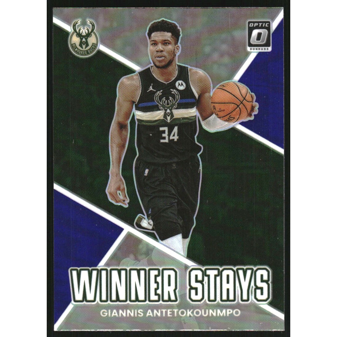 2022-23 Donruss Optic Winner Stays Purple #12 Giannis Antetokounmpo