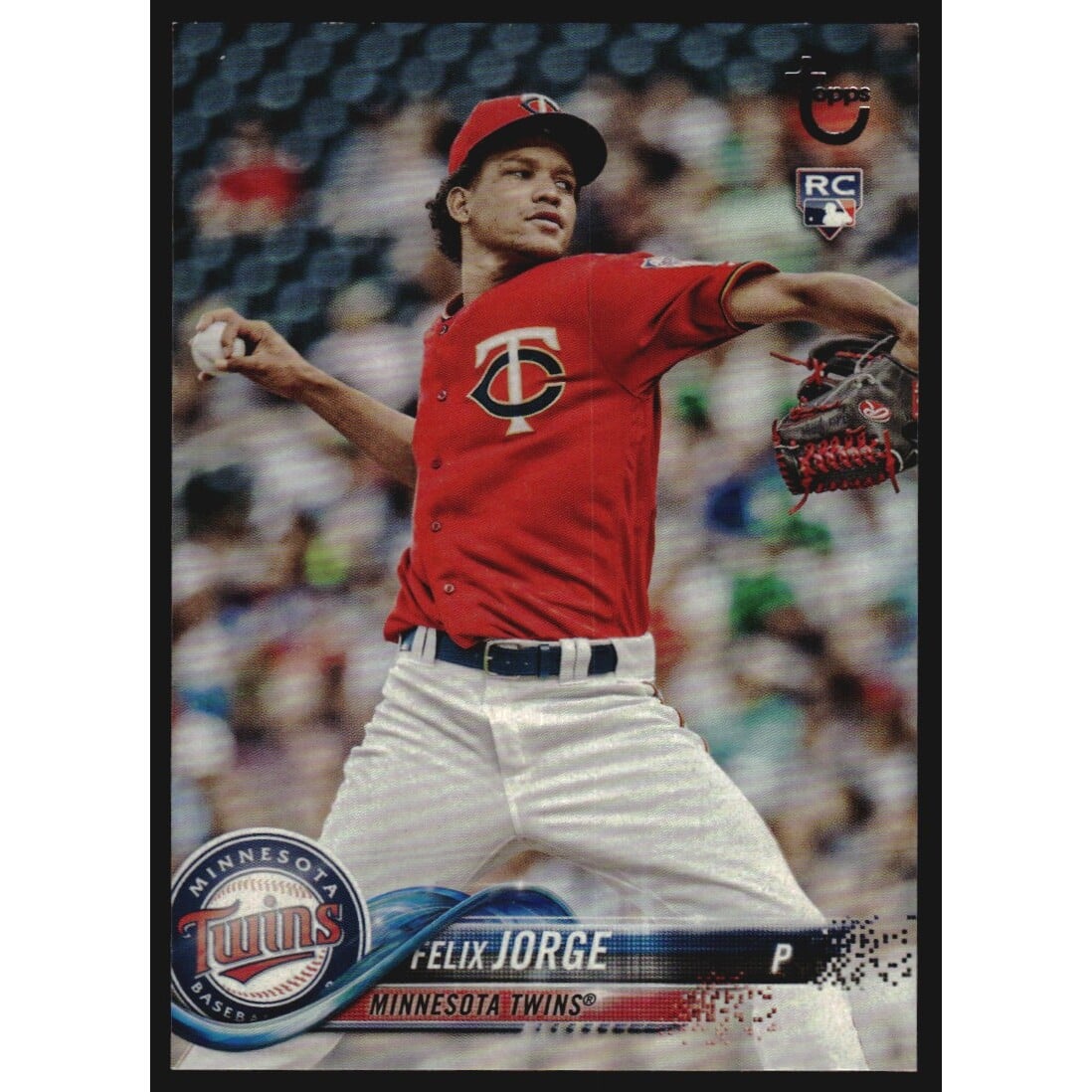 2018 Topps Vintage Stock #410 Felix Jorge. rookie card picture