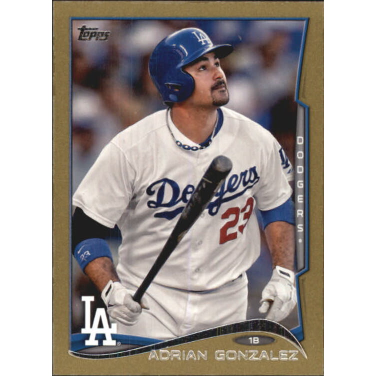 2014 Topps Mini Gold #204 Adrian Gonzalez 2014 Topps Mini Gold #204 Adrian Gonzalez