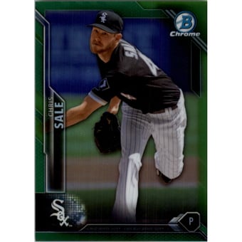 2016 Bowman Chrome Green Refractors #53 Chris Sale