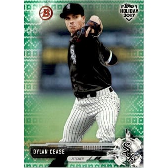 2017 Bowman Topps Holiday Ugly Sweater Green #THDC Dylan Cease