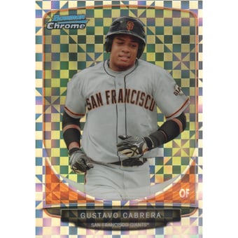 2013 Bowman Chrome Mini X-fractors #305 Gustavo Cabrera