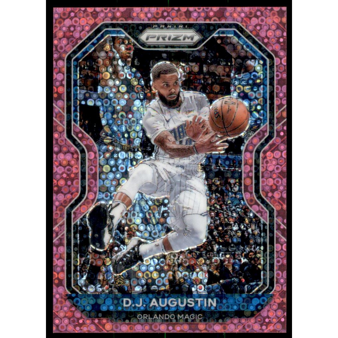 2020-21 Panini Prizm Prizms Fast Break Pink #161 D.J. Augustin