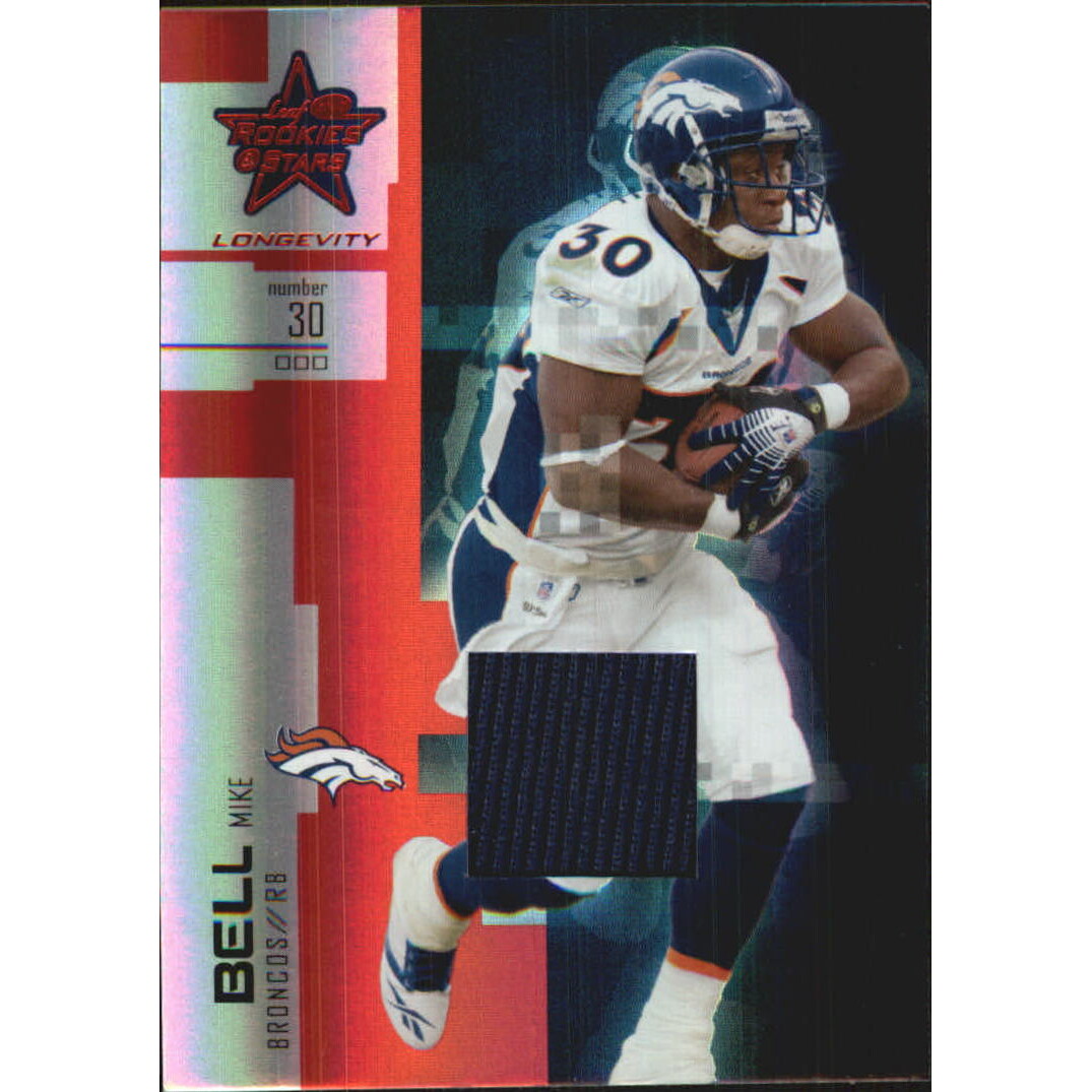 2007 Leaf Rookies and Stars Longevity Materials Ruby #92 Mike Bell
