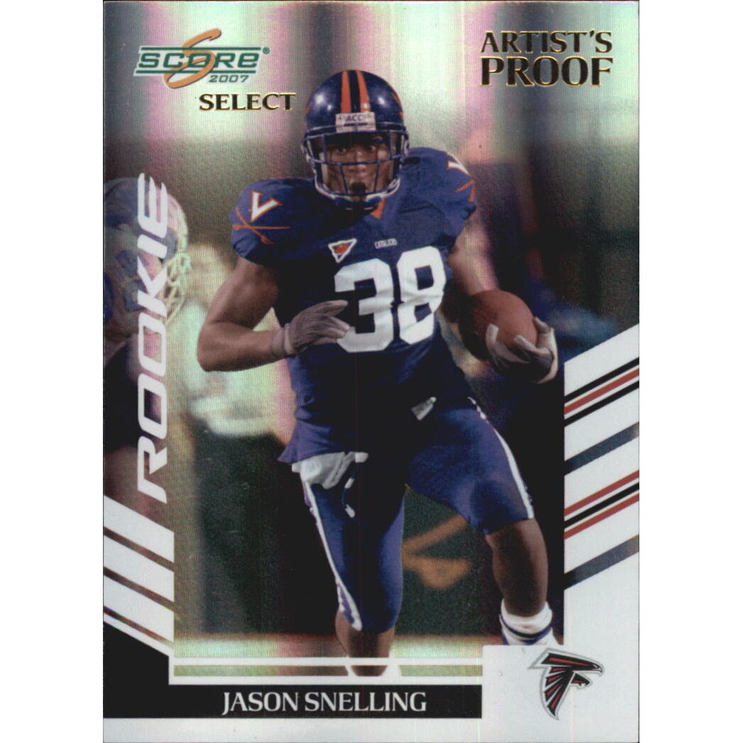 2007 Select Artist's Proof #399 Jason Snelling