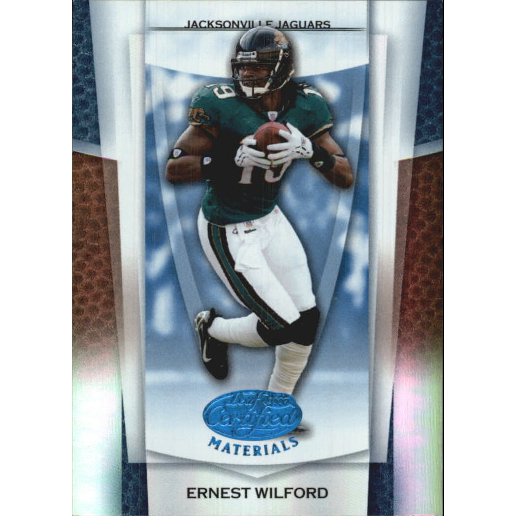 2007 Leaf Certified Materials Mirror Blue #129 Ernest Wilford