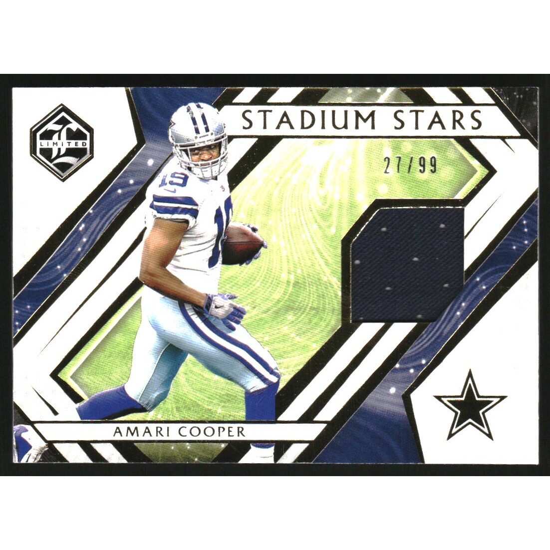 2021 Limited Stadium Star Swatches #10 Amari Cooper 2021 Limited Stadium Star Swatches #10 Amari Cooper