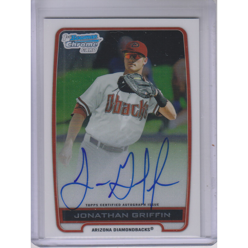 2012 Bowman Chrome Prospect Autographs #JG Jonathan Griffin