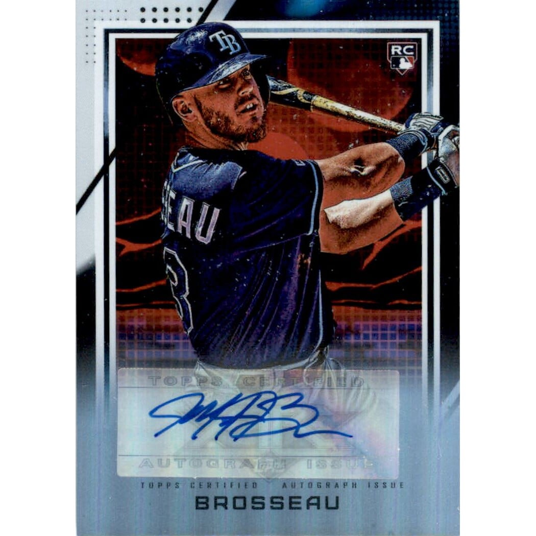 2020 Topps Fire Autographs #FAMBR Michael Brosseau. rookie card picture
