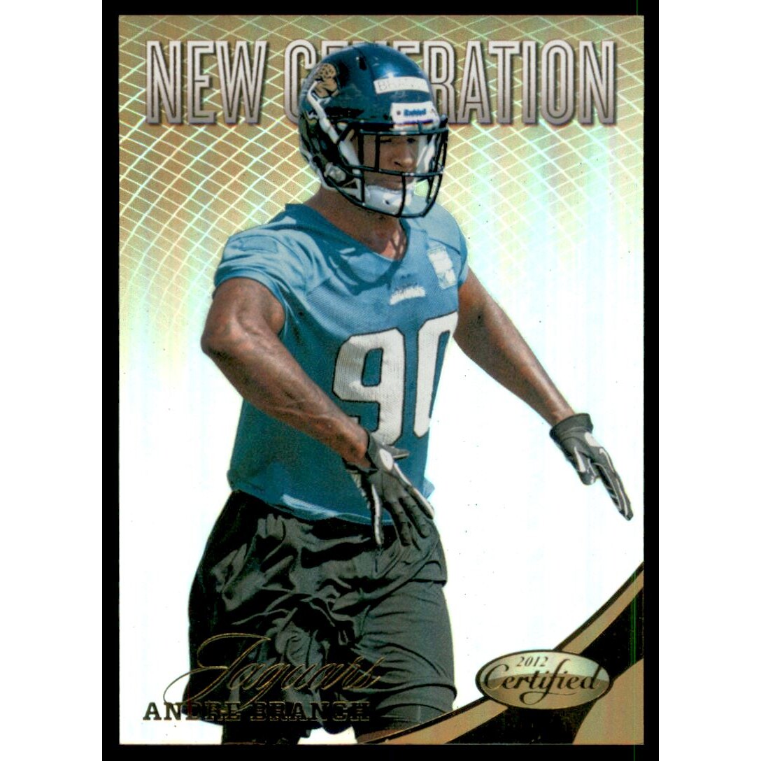 2012 Certified Mirror Gold #252 Andre Branch 2012 Certified Mirror Gold #252 Andre Branch