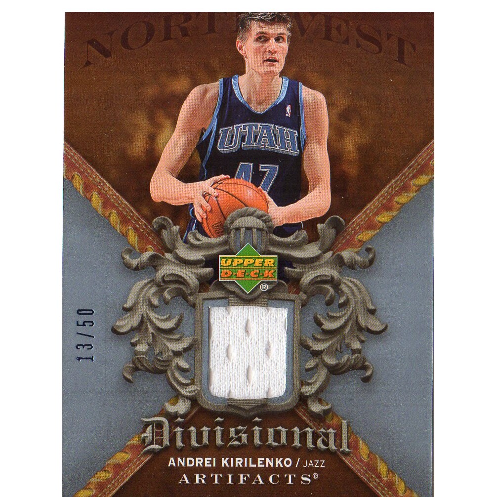 2007-08 Artifacts Divisional Artifacts Blue #DAAK Andrei Kirilenko