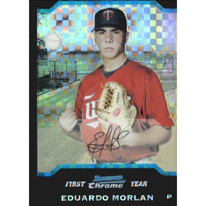 2004 Bowman Chrome Draft X-Fractors #BDP46 Eduardo Morlan