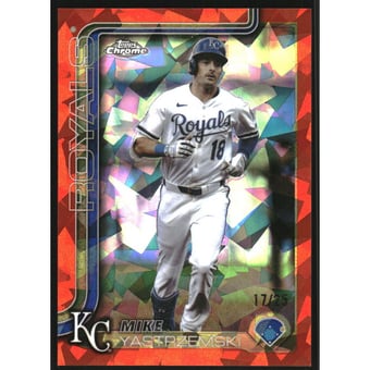 2025 Topps Chrome Update Sapphire Orange #USC44 Mike Yastrzemski